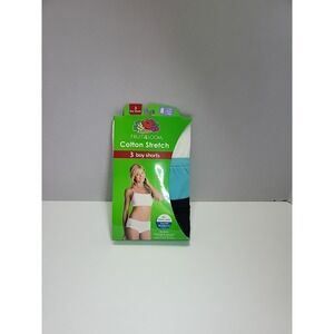 Fruit Of TheLoom Women's 3 Pair Boy Shorts Cotton Stretch Underwear Panties 8 XL